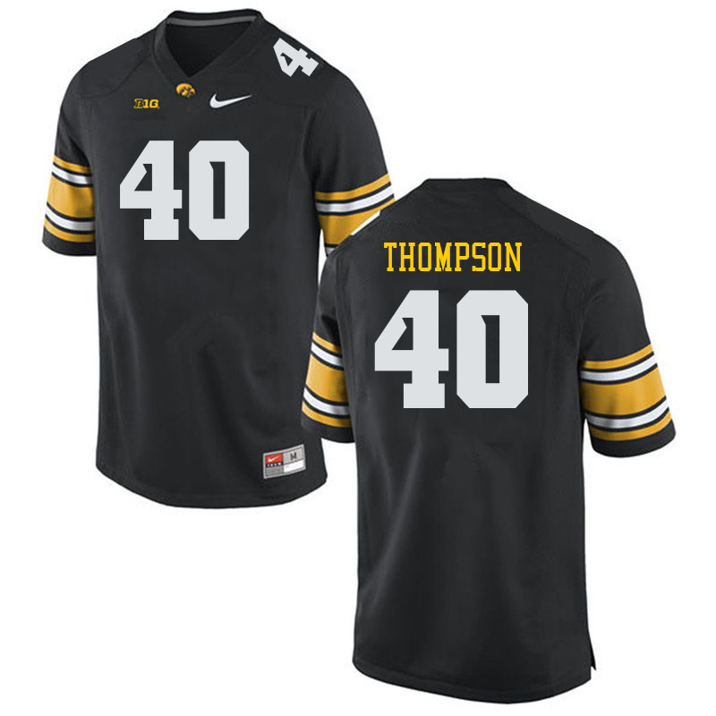 Men #40 Jalyn Thompson Iowa Hawkeyes College Football Jerseys Stitched Sale-Black